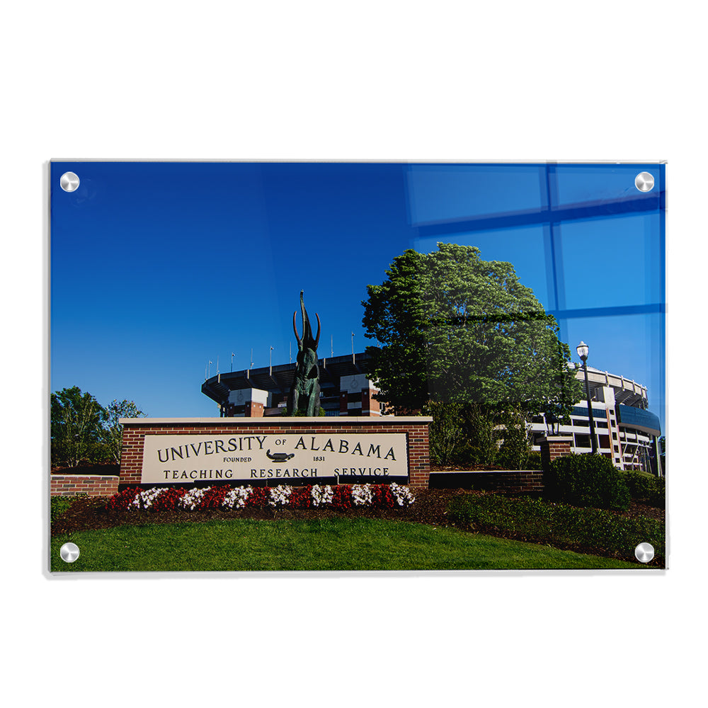 Alabama Crimson Tide - University of Alabama Teaching-Research-Service - College Wall Art #Canvas