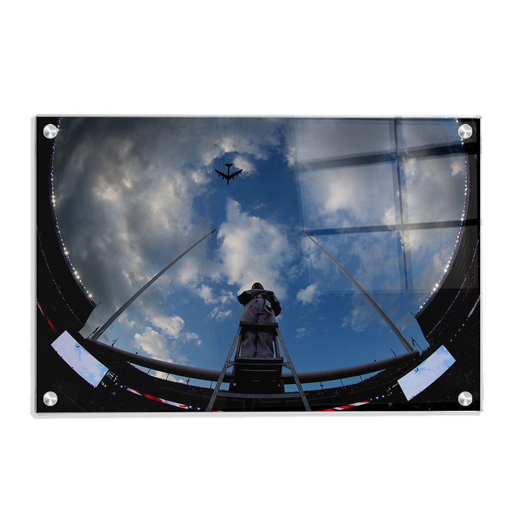Alabama Crimson Tide - Fisheye Fly Over - College Wall Art #Canvas
