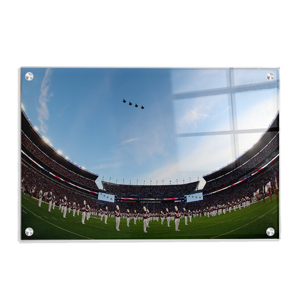 Alabama Crimson Tide - Million Dollar Flyover - College Wall Art #Canvas