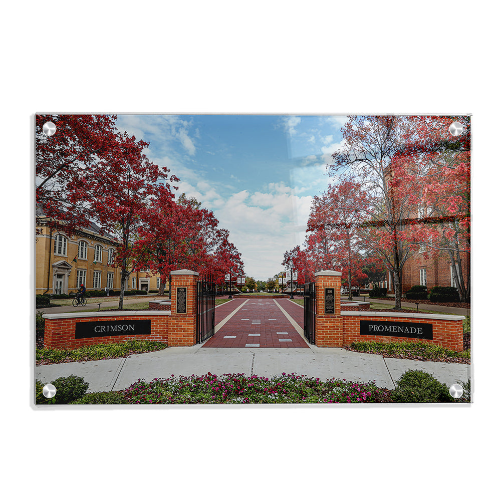 Alabama Crimson Tide - Crimson Promenade - College Wall Art #Canvas