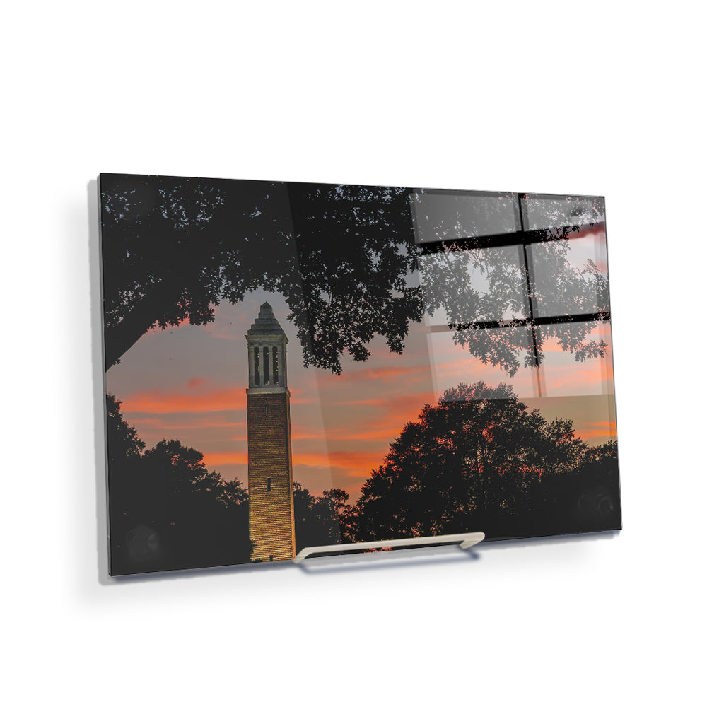 Alabama Crimson Tide - Denny Chimes Sunset - College Wall Art #Canvas