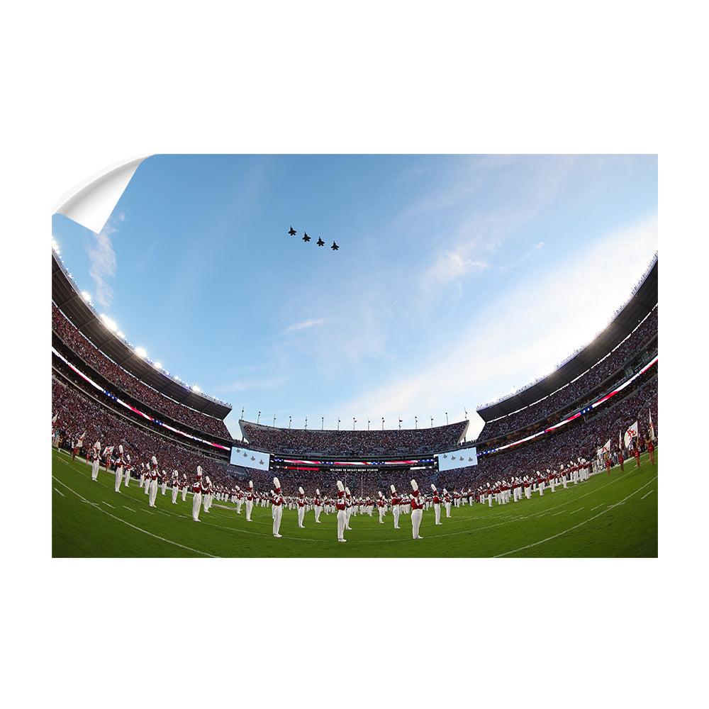 Alabama Crimson Tide - Million Dollar Flyover - College Wall Art #Canvas