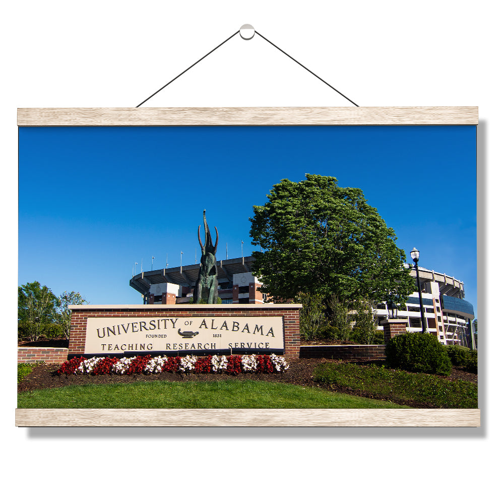 Alabama Crimson Tide - University of Alabama Teaching-Research-Service - College Wall Art #Canvas