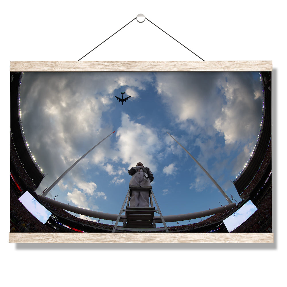 Alabama Crimson Tide - Fisheye Fly Over - College Wall Art #Canvas