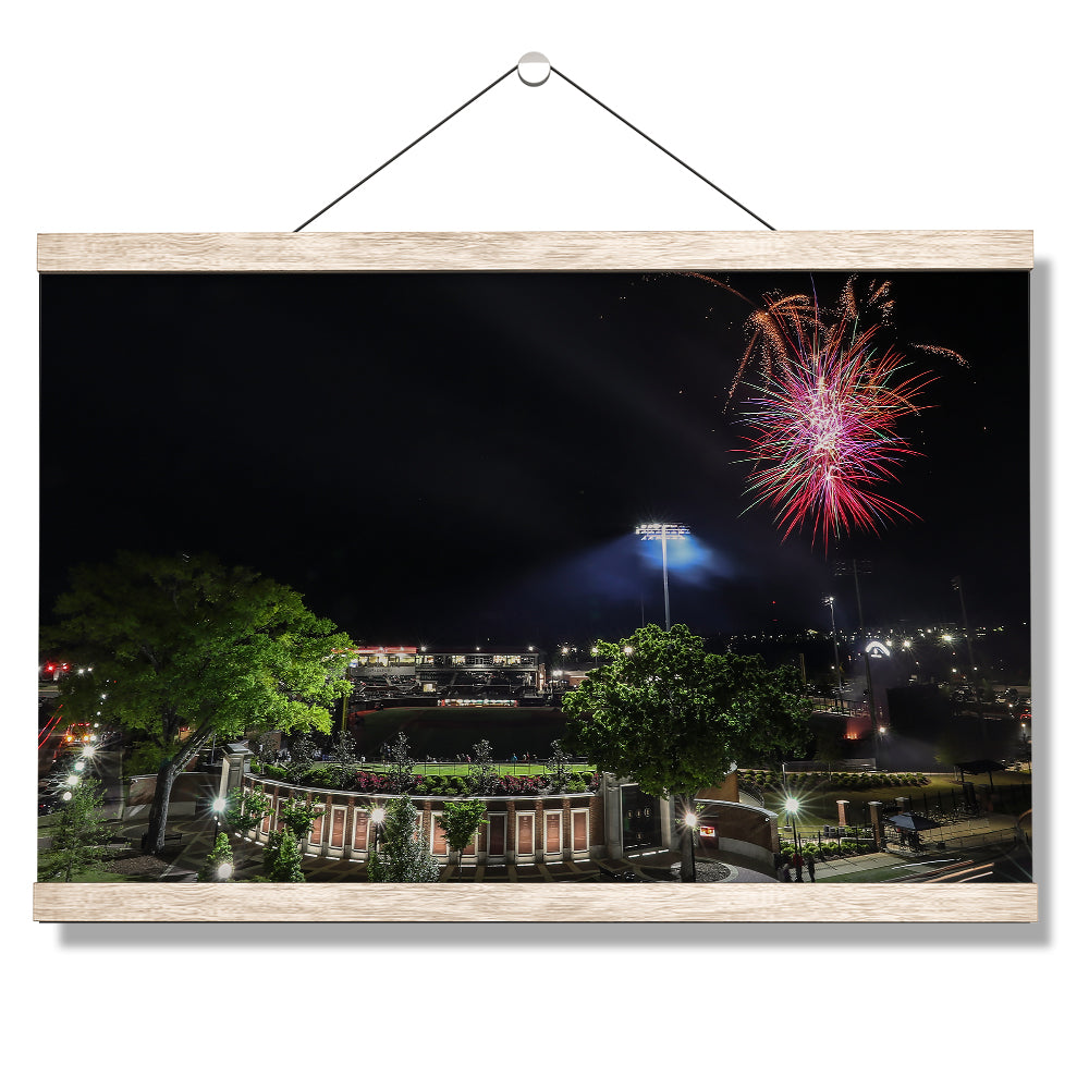 Alabama Crimson Tide - Fireworks over Sewell-Thomas Stadium - College Wall Art #Canvas