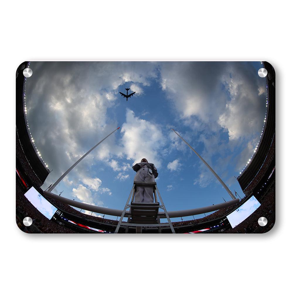 Alabama Crimson Tide - Fisheye Fly Over - College Wall Art #Canvas