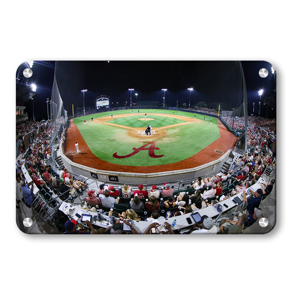 Alabama Crimson Tide - Sewell-Thomas Stadium Fisheye View - College Wall Art #Canvas