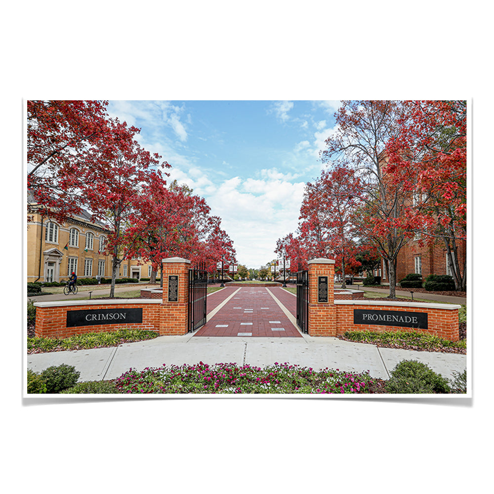 Alabama Crimson Tide - Crimson Promenade - College Wall Art #Canvas