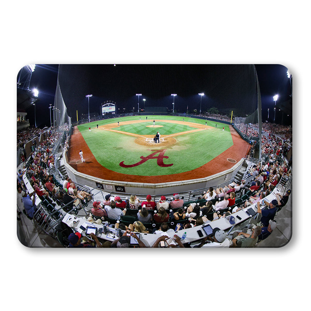 Alabama Crimson Tide - Sewell-Thomas Stadium Fisheye View - College Wall Art #Canvas