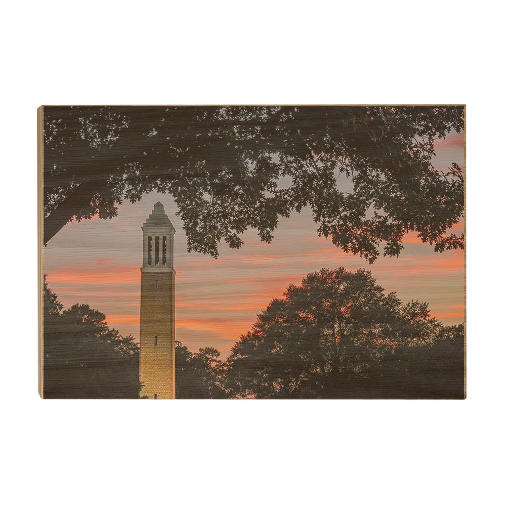 Alabama Crimson Tide - Denny Chimes Sunset - College Wall Art #Canvas