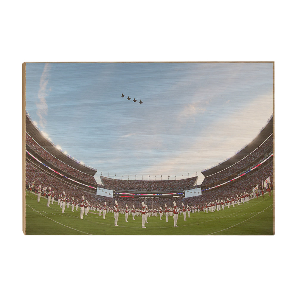 Alabama Crimson Tide - Million Dollar Flyover - College Wall Art #Canvas