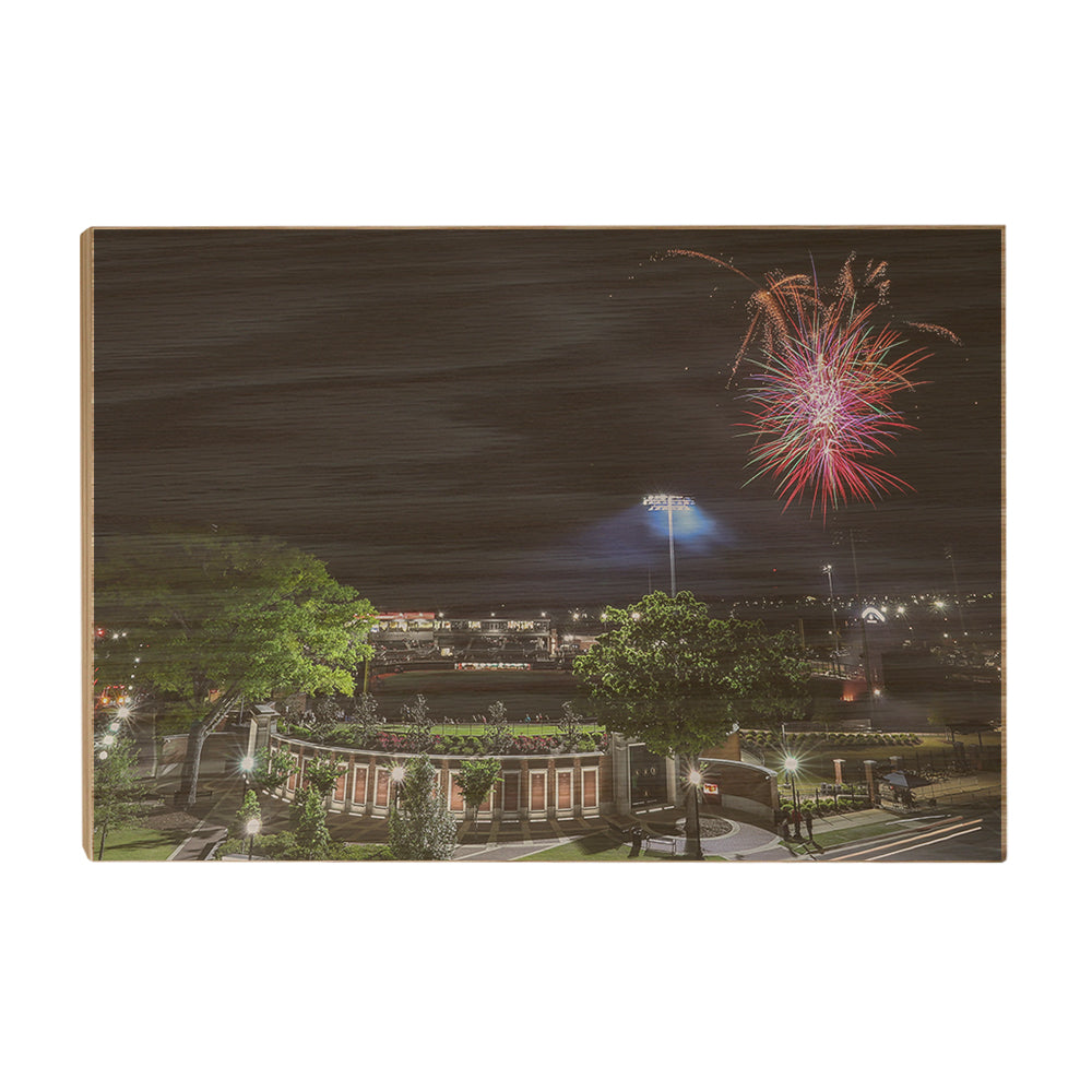 Alabama Crimson Tide - Fireworks over Sewell-Thomas Stadium - College Wall Art #Canvas