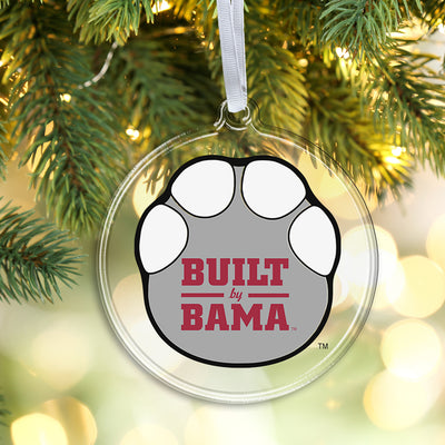 Alabama Crimson Tide - Built By Bama Ornament & Bag Tag
