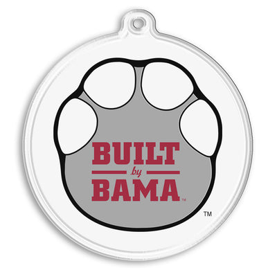 Alabama Crimson Tide - Built By Bama Ornament & Bag Tag