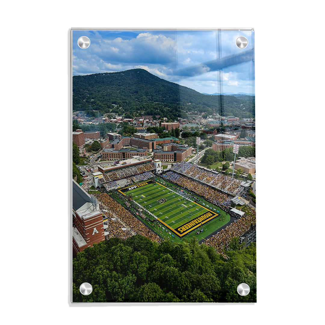 Appalachian State Mountaineers - Kidd Brewer Stadium Aerial #Canvas