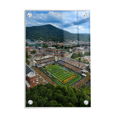 Appalachian State Mountaineers - Kidd Brewer Stadium Aerial #Acrylic