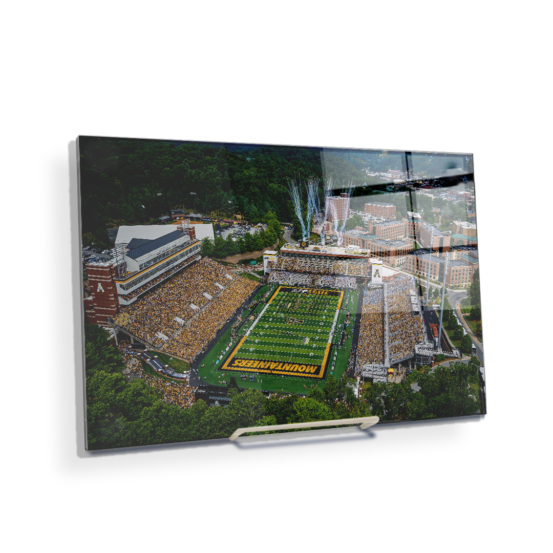 Appalachian State Mountaineers - Welcome to the Rock - College Wall Art #Canvas 