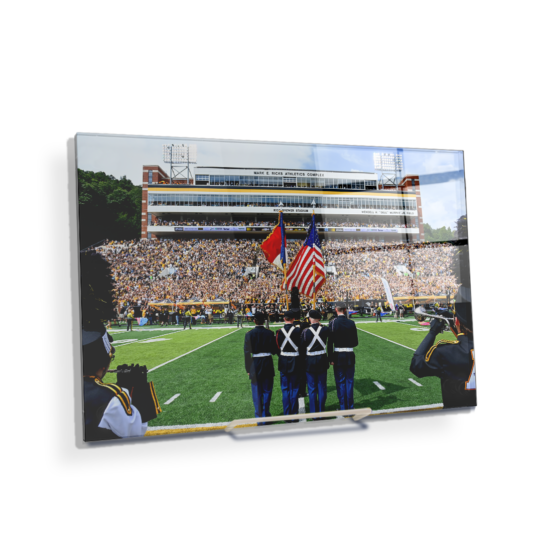 Appalachian State Mountaineers - National Anthem - College Wall Art #Canvas