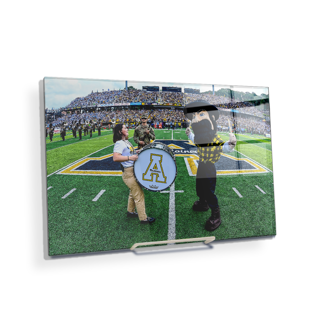 Appalachian State Mountaineers - Yosef Drum - College Wall Art #Canvas