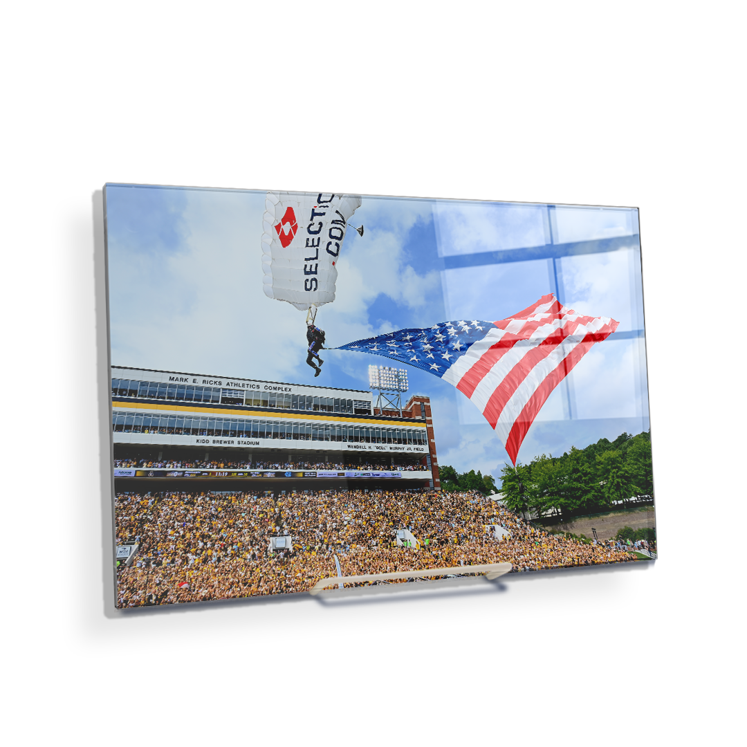 Appalachian State Mountaineers - Enter Old Glory - College Wall Art #Canvas