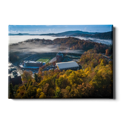 Appalachian State Mountaineers - Autumn Mist - College Wall Art #Canvas