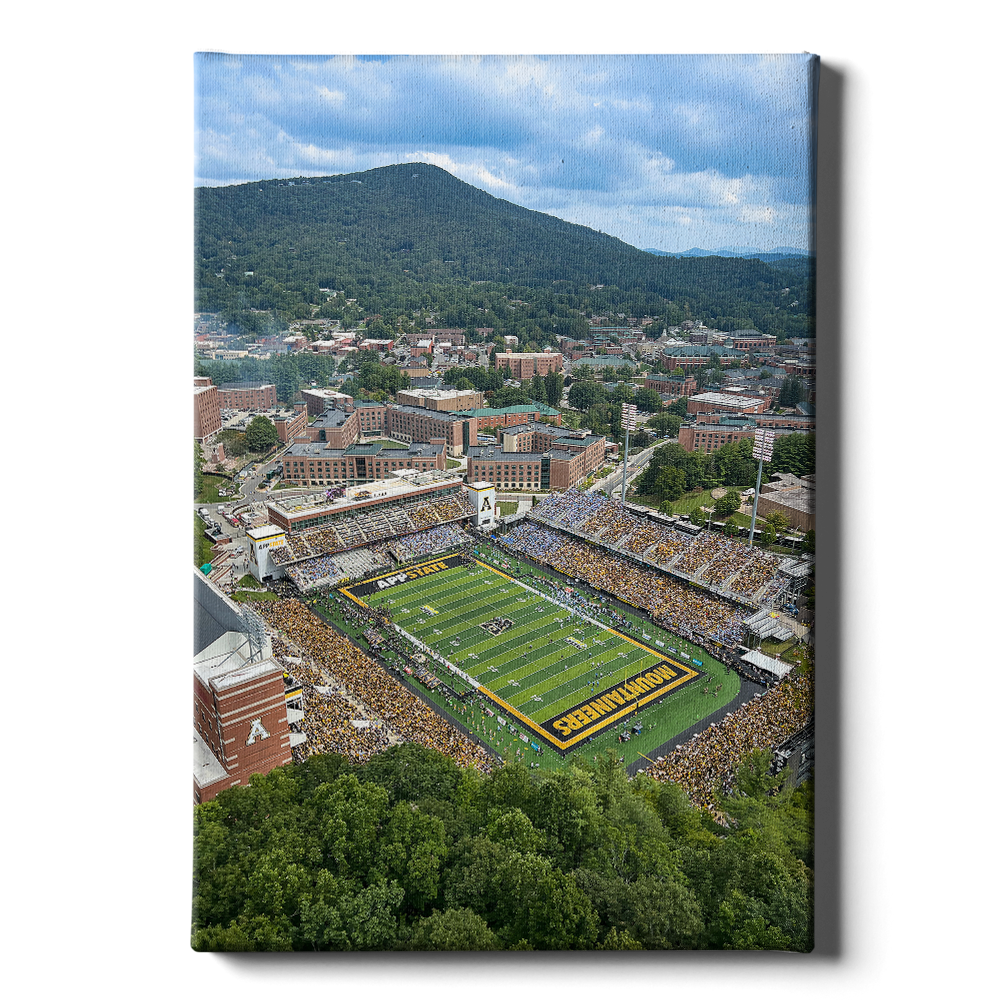 Appalachian State Mountaineers - Kidd Brewer Stadium Aerial #Canvas