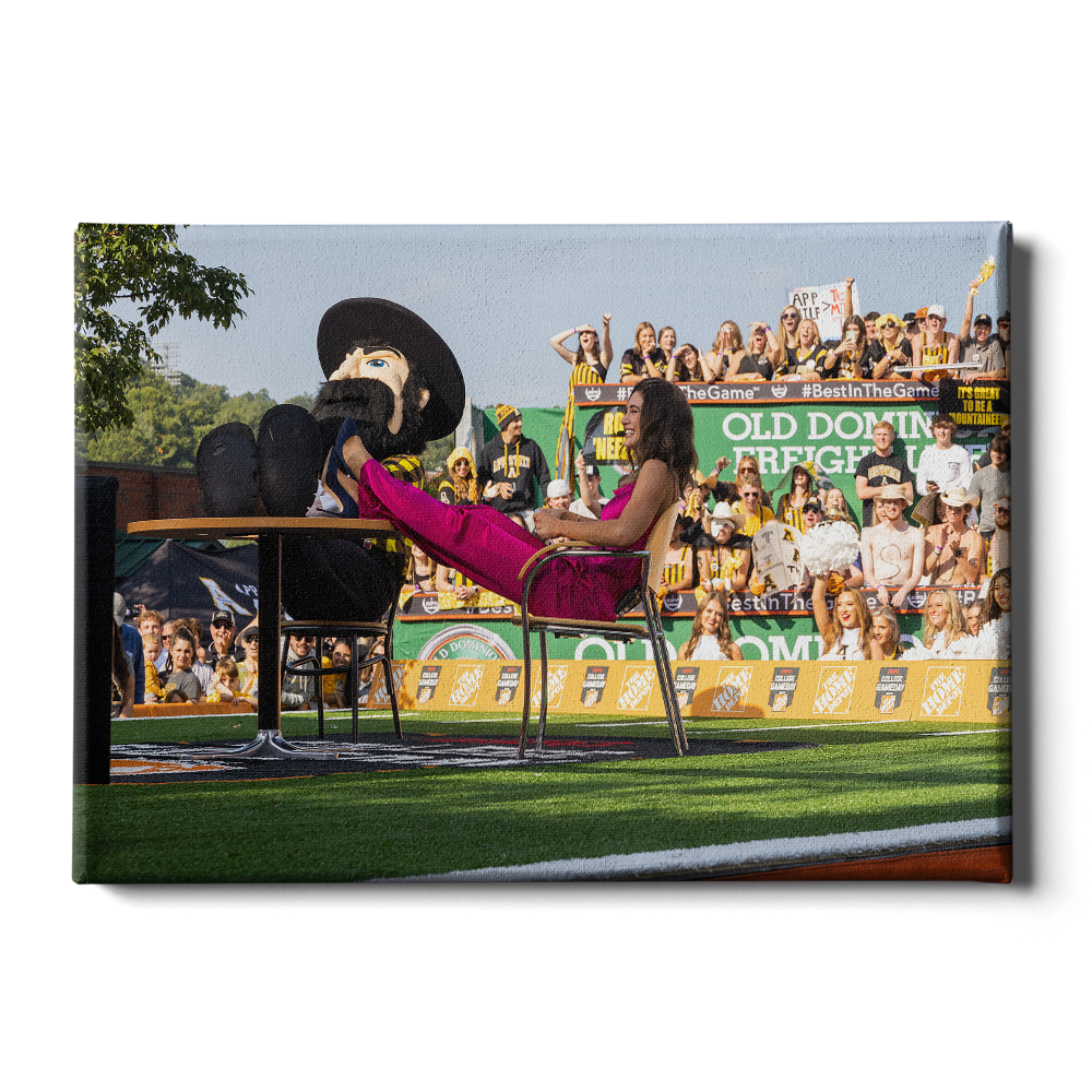 Appalachian State Mountaineers - Kickin' Back on Game Day - College Wall Art #Canvas