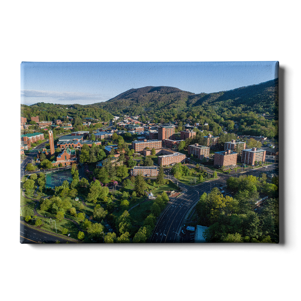 Appalachian State Mountaineers - Campus Aerial - College Wall Art #Canvas