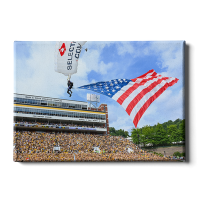Appalachian State Mountaineers - Enter Old Glory - College Wall Art #Canvas