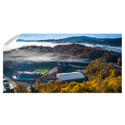 Appalachian State Mountaineers - Autumn Mist Panoramic - College Wall Art #Wall Decal