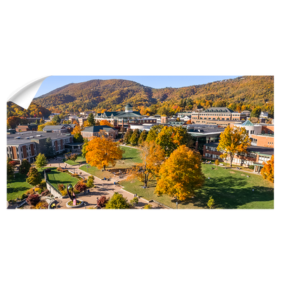 Appalachian State Mountaineers - Campus Fall Colors Panoramic - College Wall Art #Wall Decal