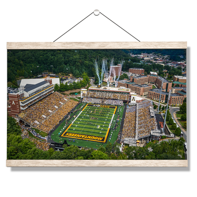 Appalachian State Mountaineers - Welcome to the Rock - College Wall Art #Hanging Canvas