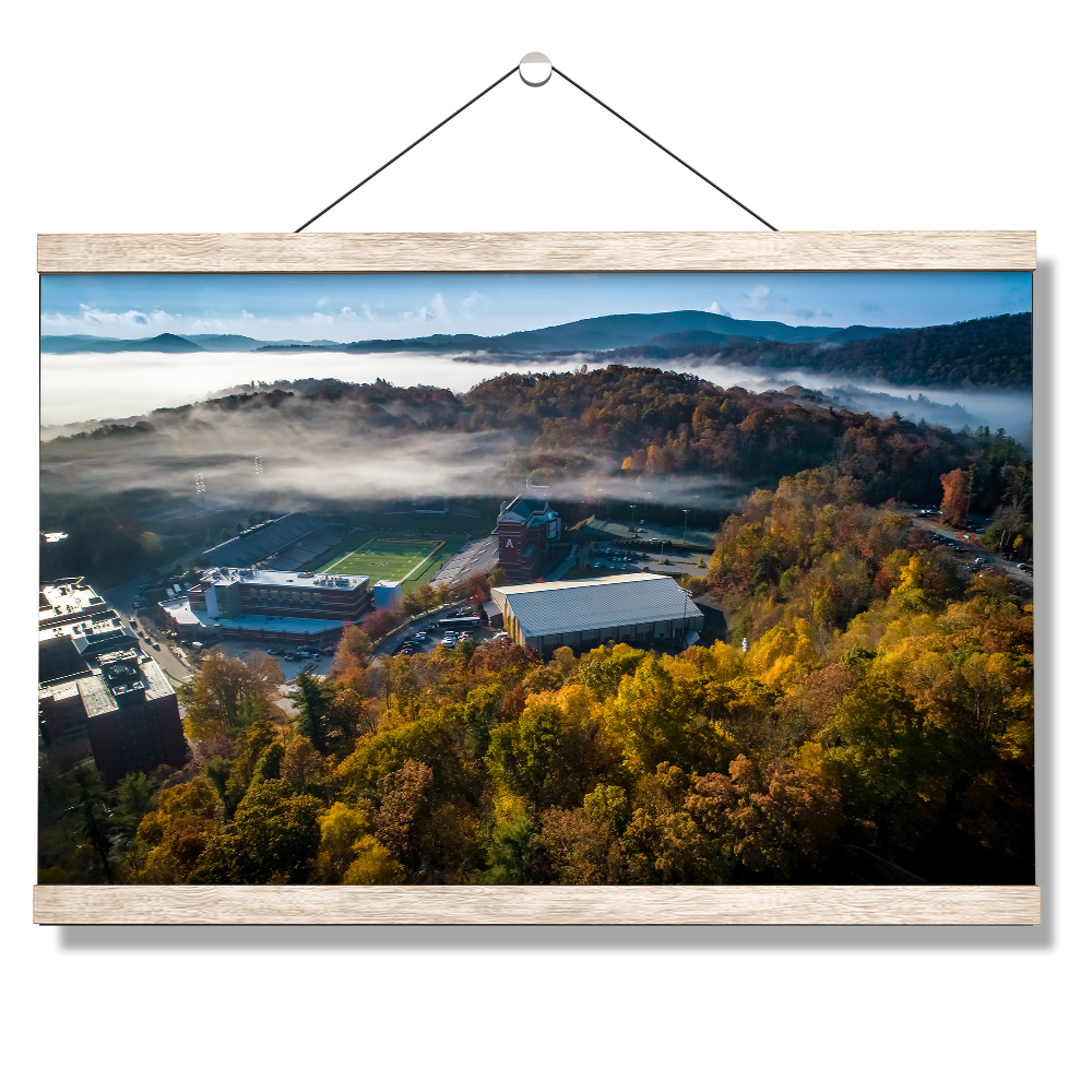 Appalachian State Mountaineers - Autumn Mist - College Wall Art #Canvas