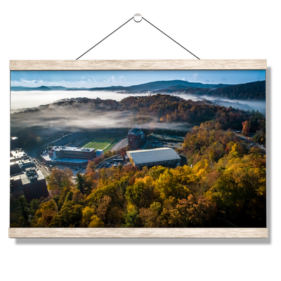 Appalachian State Mountaineers - Autumn Mist - College Wall Art #Hanging Canvas