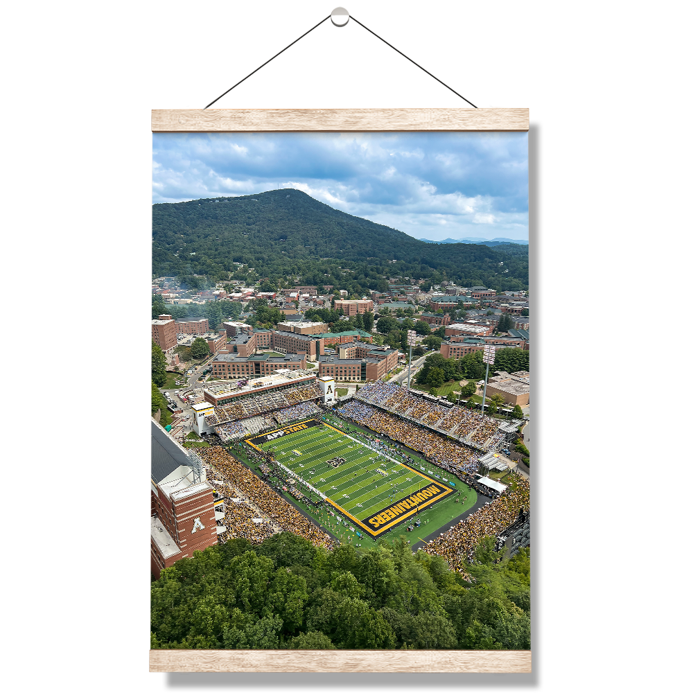 Appalachian State Mountaineers - Kidd Brewer Stadium Aerial #Canvas