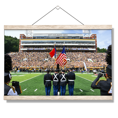 Appalachian State Mountaineers - National Anthem - College Wall Art #Hanging Canvas