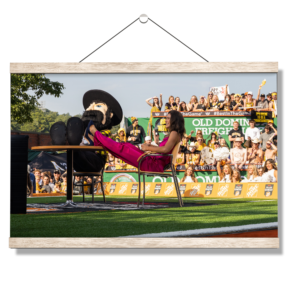Appalachian State Mountaineers - Kickin' Back on Game Day - College Wall Art #Canvas