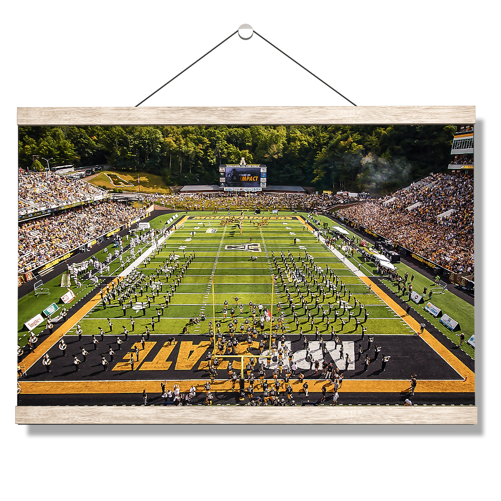 Appalachian State Mountaineers - End Zone View Enter Mountaineers - College Wall Art #Canvas