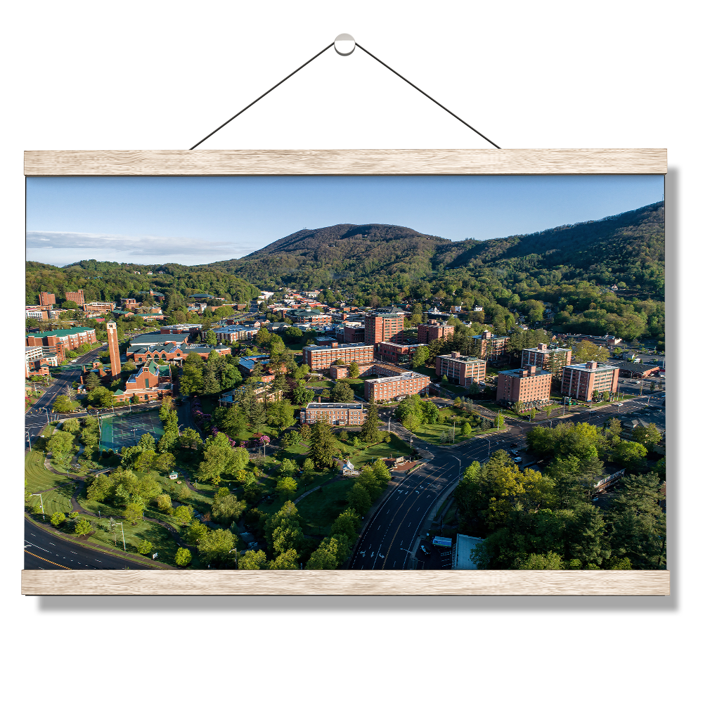 Appalachian State Mountaineers - Campus Aerial - College Wall Art #Canvas