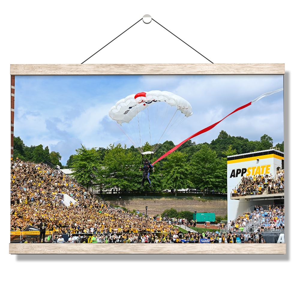 Appalachian State Mountaineers - Pin Point Landing - College Wall Art #Canvas