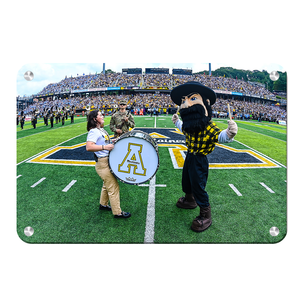Appalachian State Mountaineers - Yosef Drum - College Wall Art #Canvas