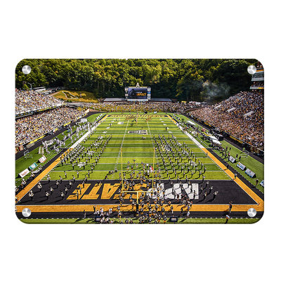 Appalachian State Mountaineers - End Zone View Enter Mountaineers - College Wall Art #Metal