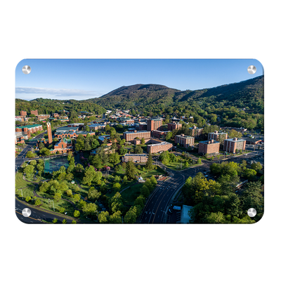 Appalachian State Mountaineers - Campus Aerial - College Wall Art #Metal