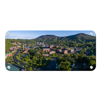 Appalachian State Mountaineers - Campus Aerial Panoramic - College Wall Art  #Metal