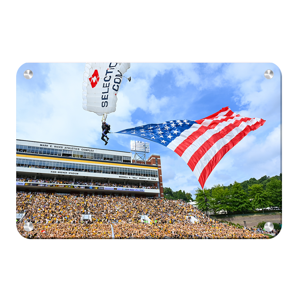 Appalachian State Mountaineers - Enter Old Glory - College Wall Art #Canvas