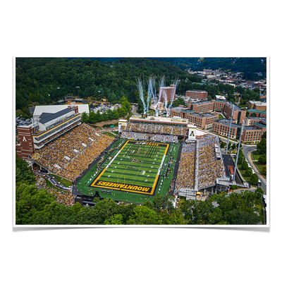 Appalachian State Mountaineers - Welcome to the Rock - College Wall Art #Poster