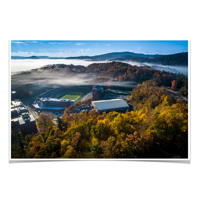 Appalachian State Mountaineers - Autumn Mist - College Wall Art #Poster