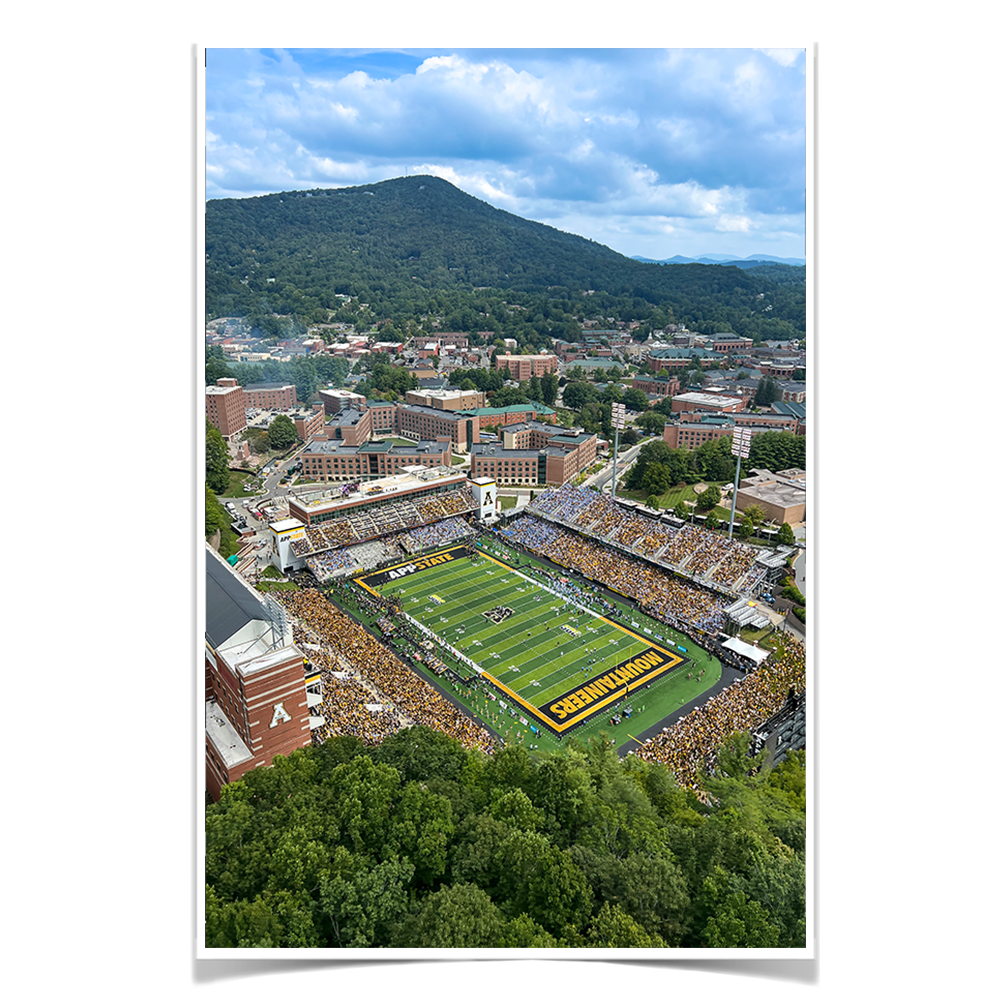 Appalachian State Mountaineers - Kidd Brewer Stadium Aerial #Canvas