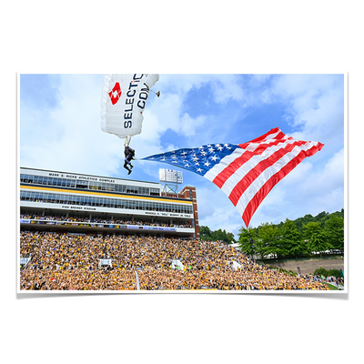 Appalachian State Mountaineers - Enter Old Glory - College Wall Art #Poster