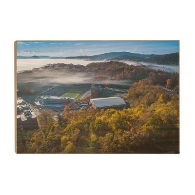 Appalachian State Mountaineers - Autumn Mist - College Wall Art #Wood